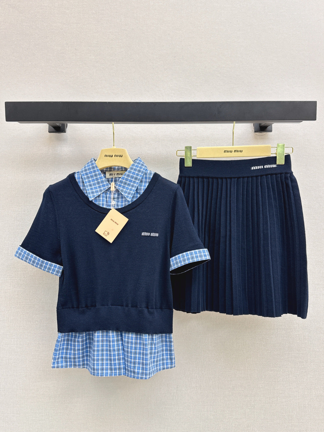 M*u 25ss knit matching set