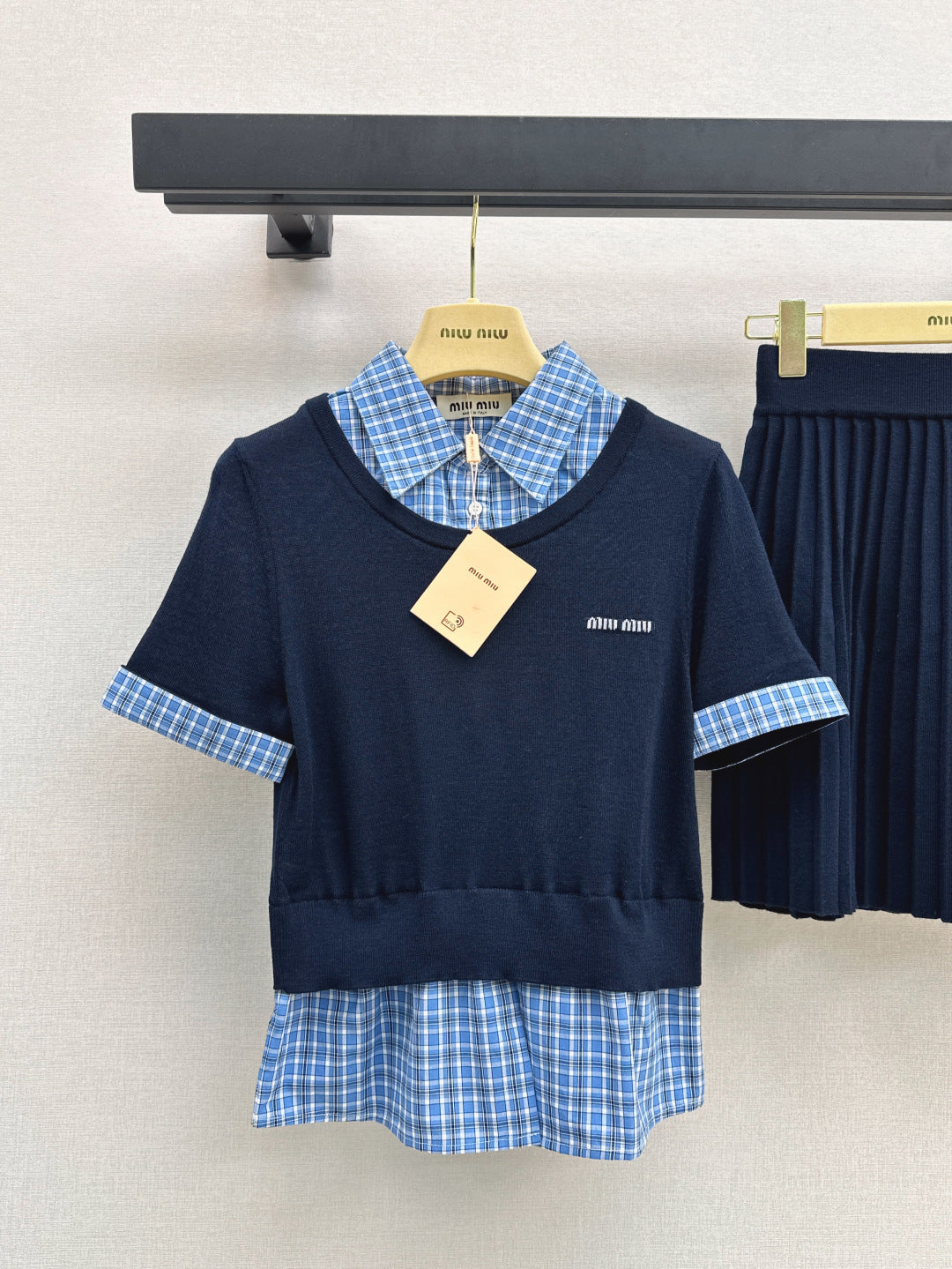 M*u 25ss knit matching set