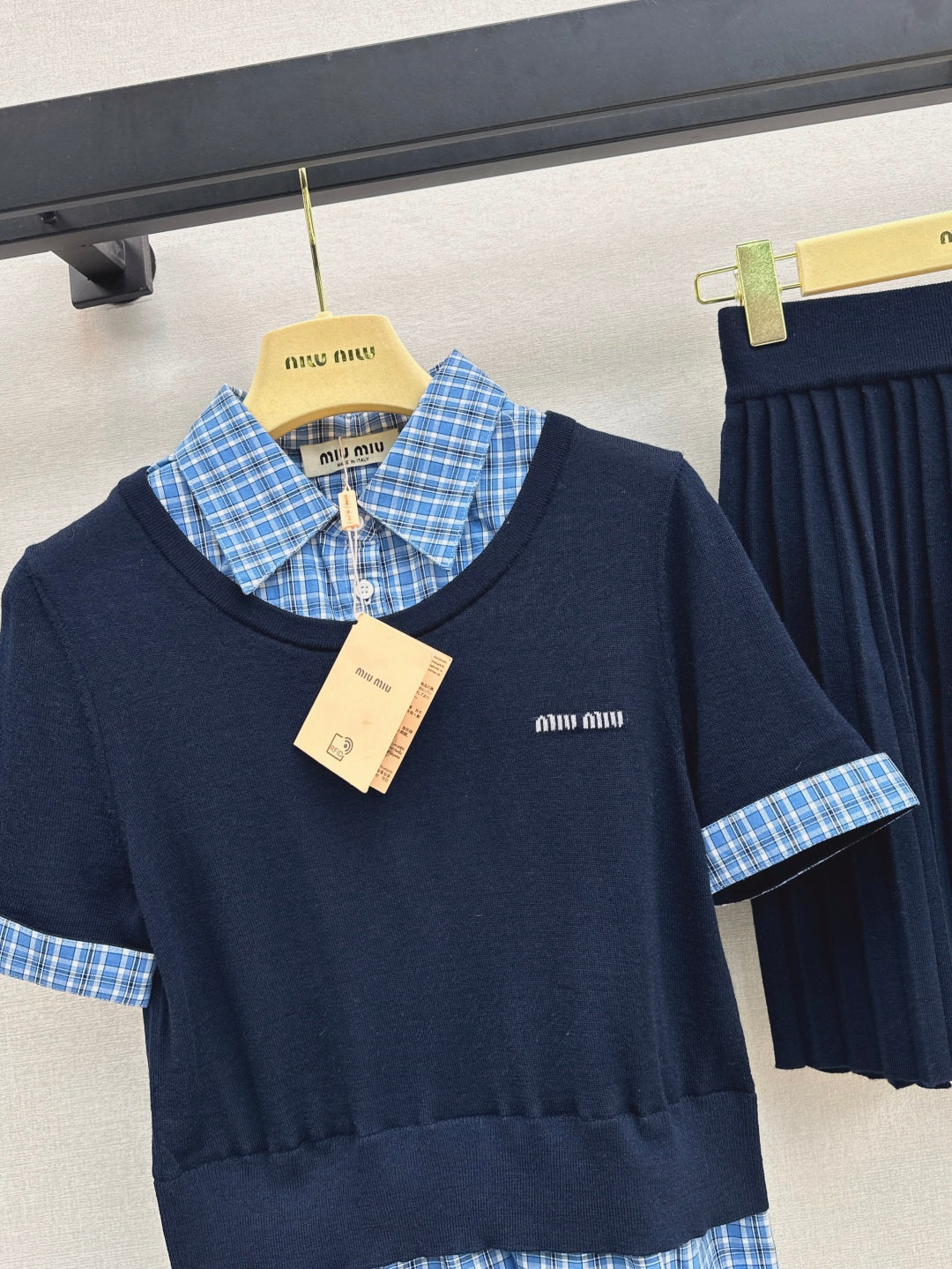 M*u 25ss knit matching set