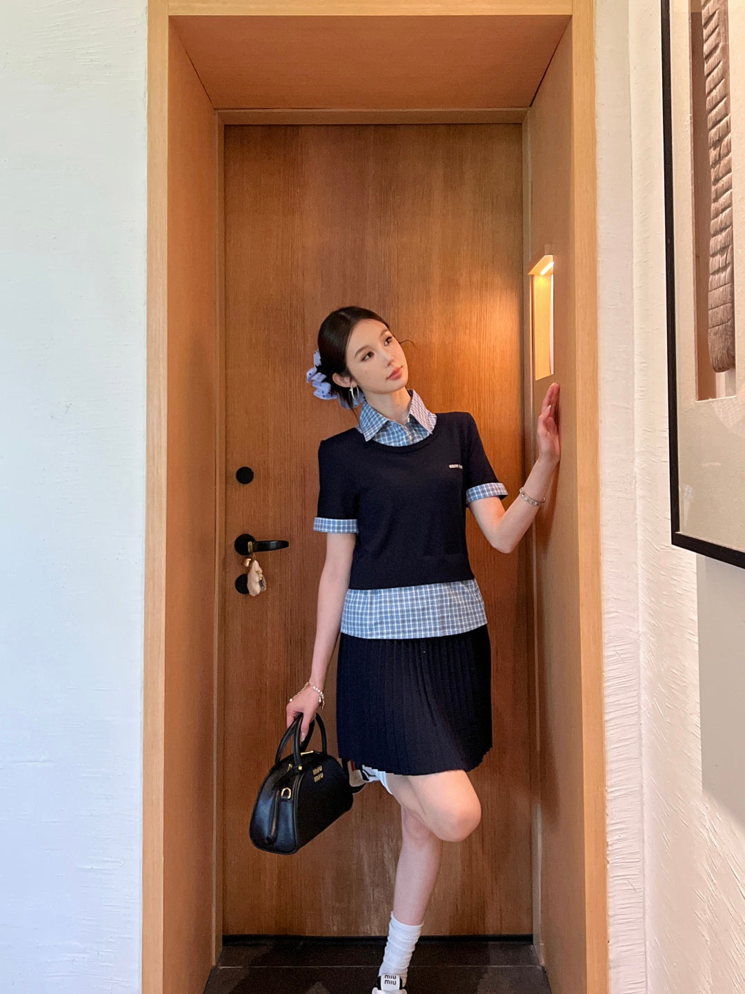 M*u 25ss knit matching set