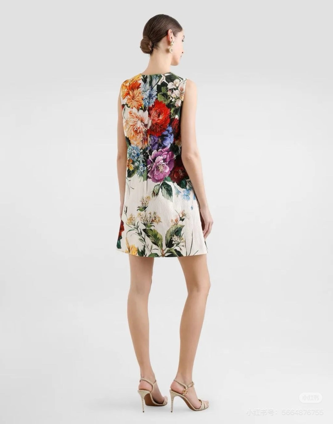 D*Gab 25ss floral printed minidress
