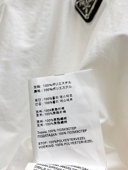 Pra* 25ss re-nylon vest and skirt set