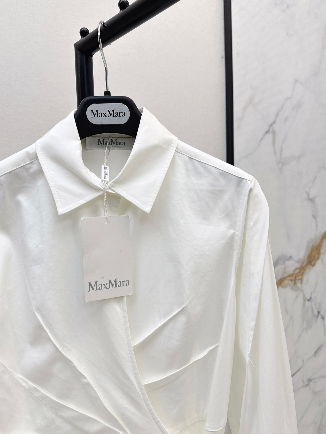 MaxM* 25ss long wrinkles shirtdress