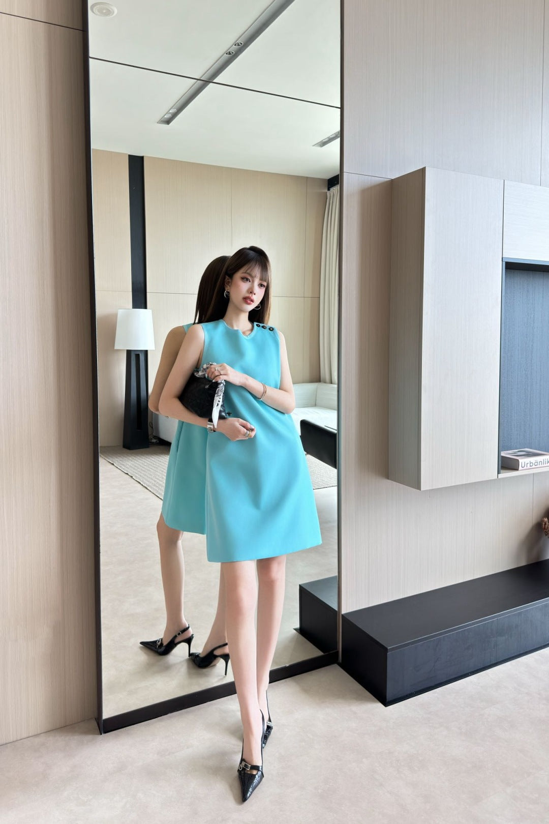 D*r 25ss embroidered short dress