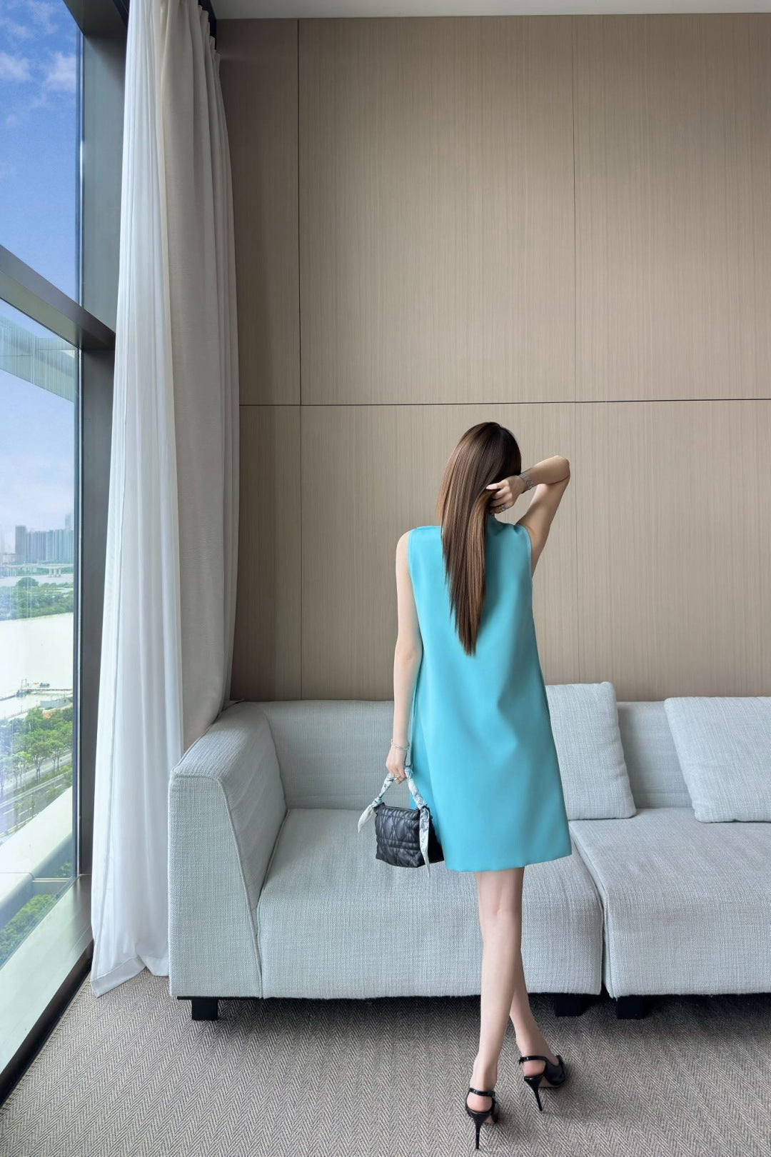 D*r 25ss embroidered short dress