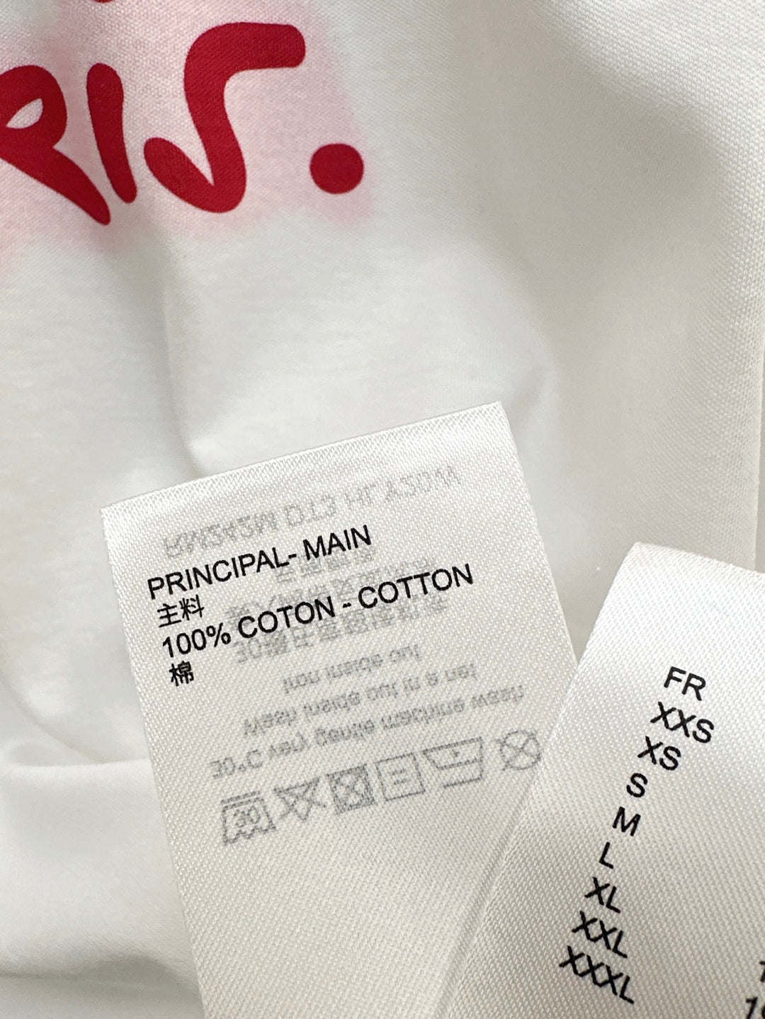 Loui* 25ss cursive signature cotton t-shirt