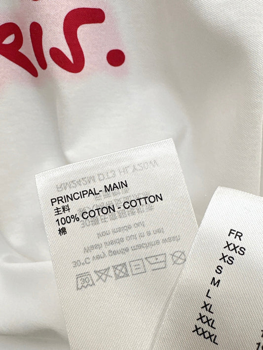 Loui* 25ss cursive signature cotton t-shirt