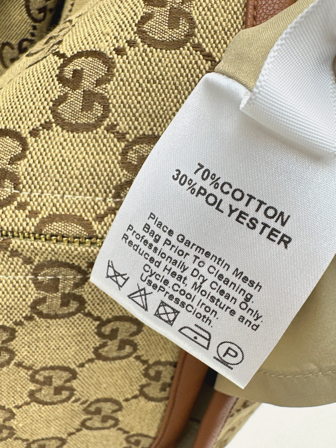 Gu* 25ss GG canvas belted dress