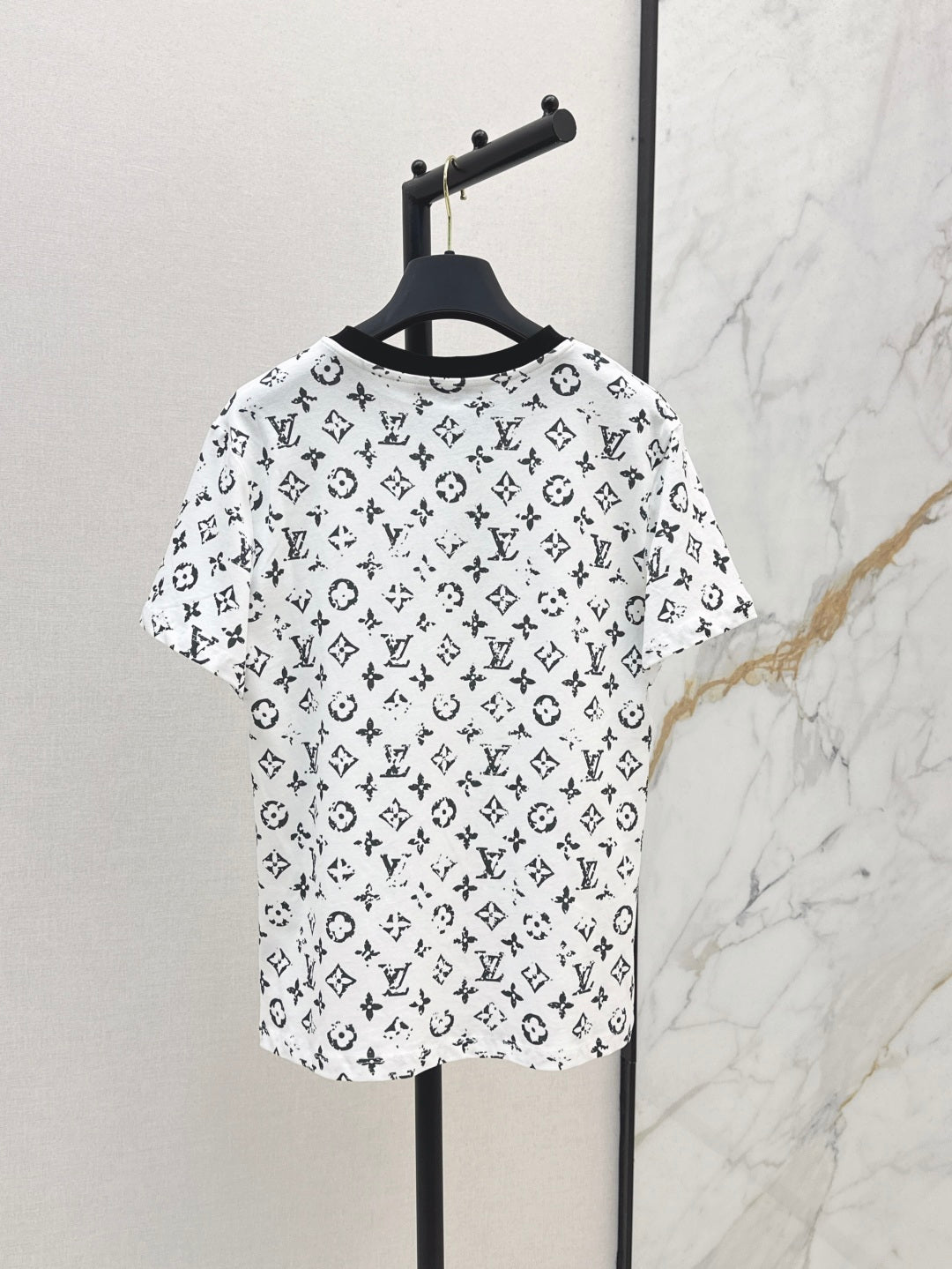 Loui* 25ss washed monogram cotton t-shirt