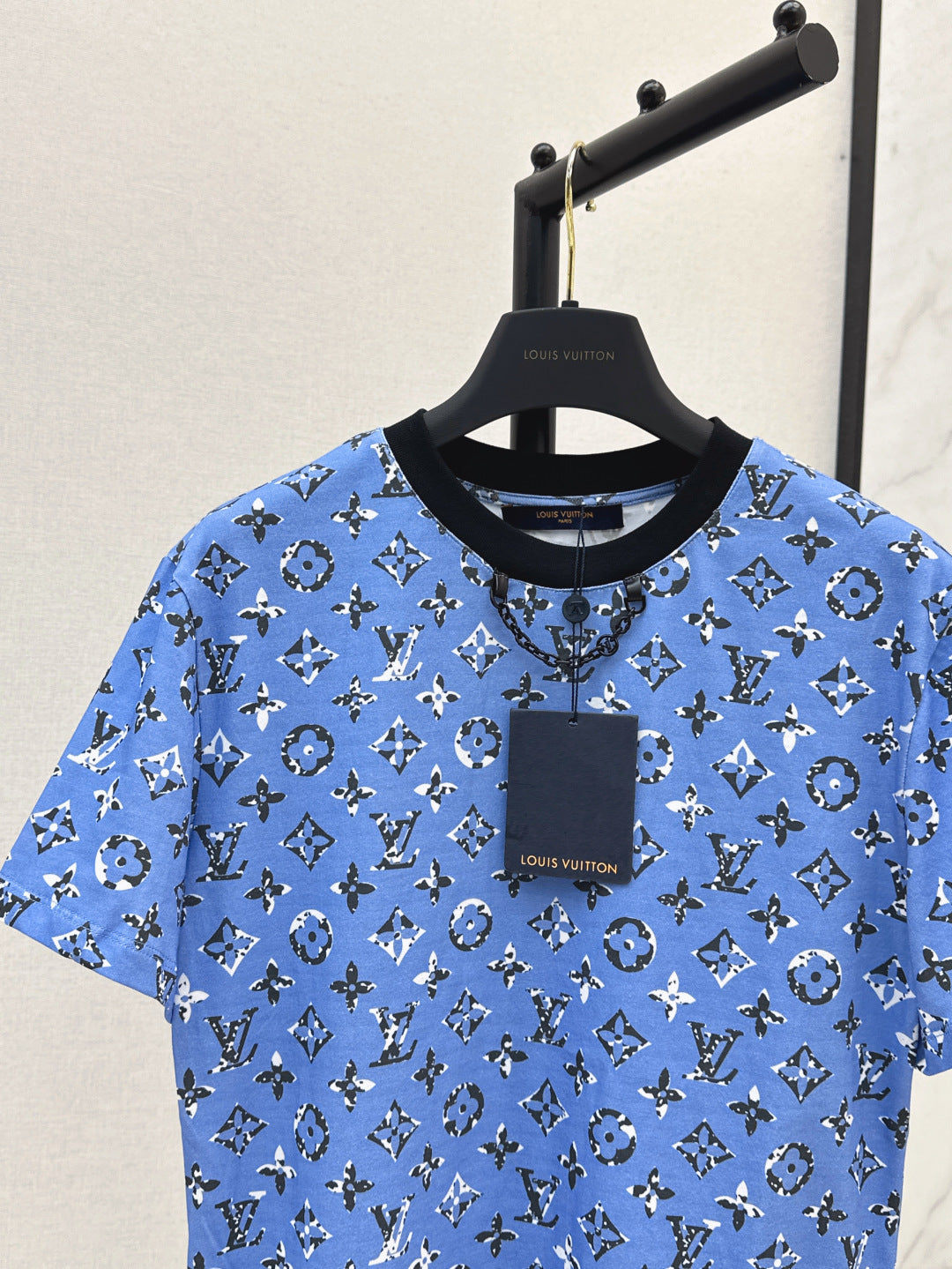 Loui* 25ss washed monogram cotton t-shirt