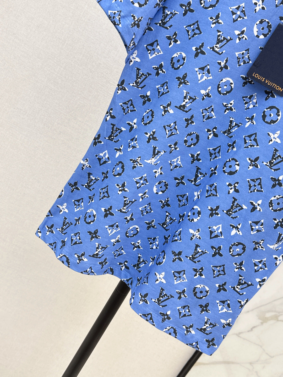 Loui* 25ss washed monogram cotton t-shirt