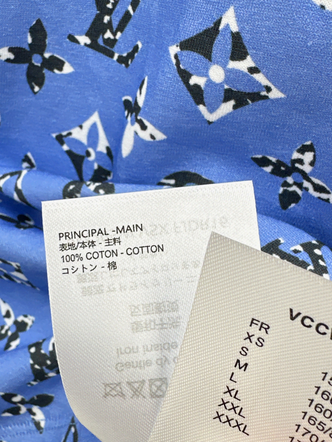 Loui* 25ss washed monogram cotton t-shirt