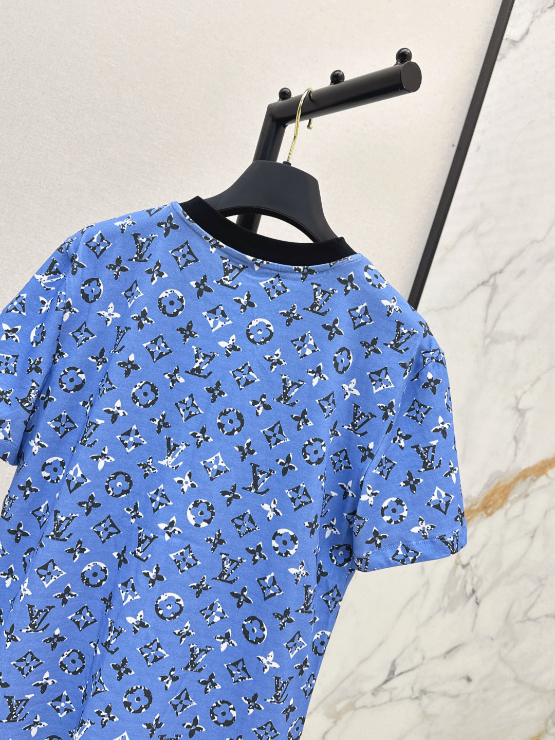 Loui* 25ss washed monogram cotton t-shirt