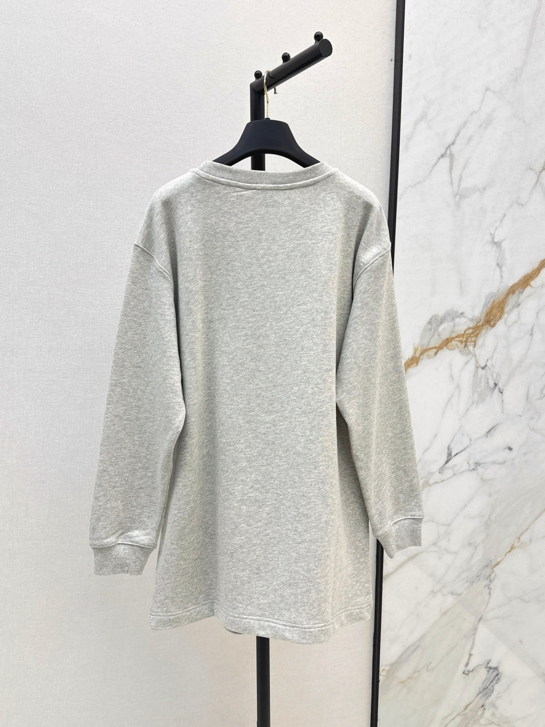 Loui* 25ss rhinestone signature hoodie