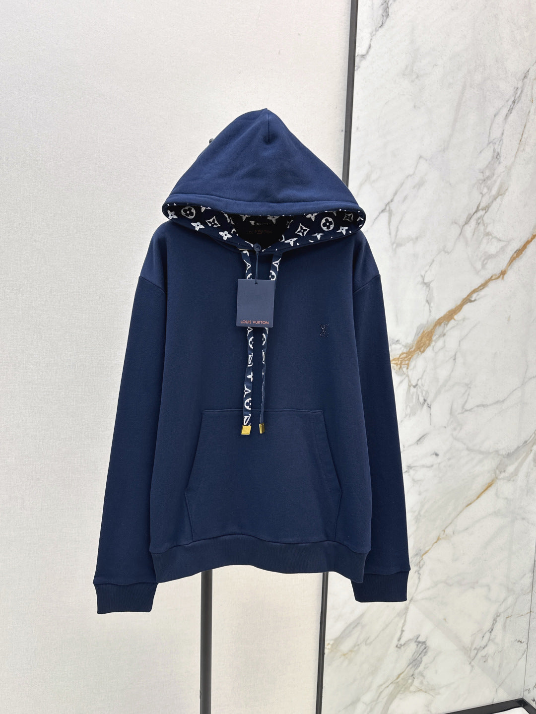 Loui* 25ss signature cotton hoodie