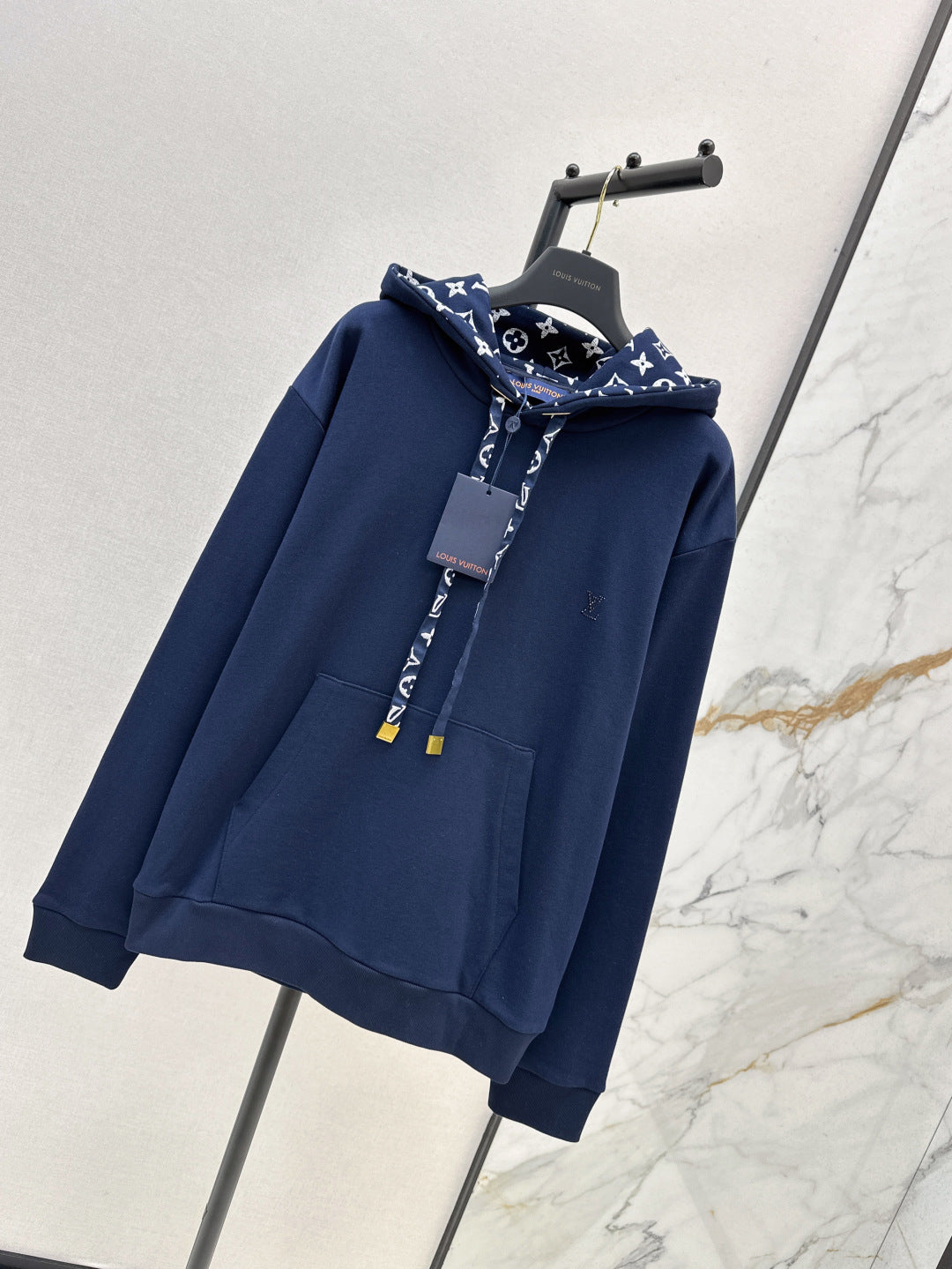 Loui* 25ss signature cotton hoodie
