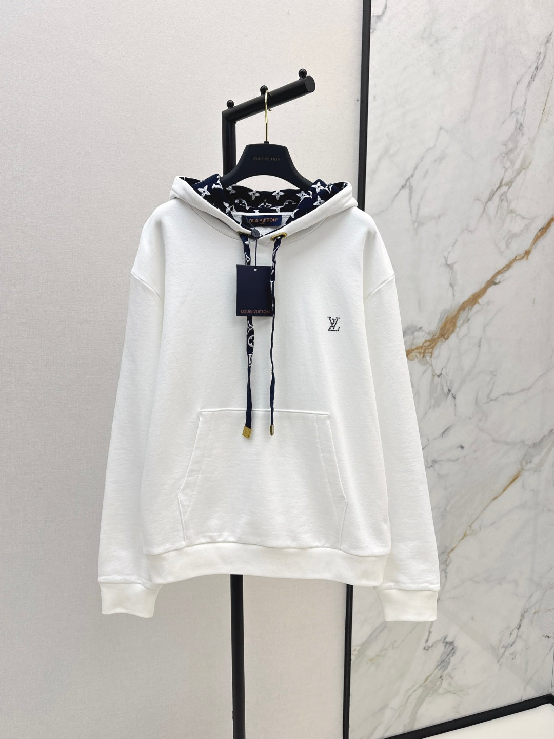 Loui* 25ss signature cotton hoodie