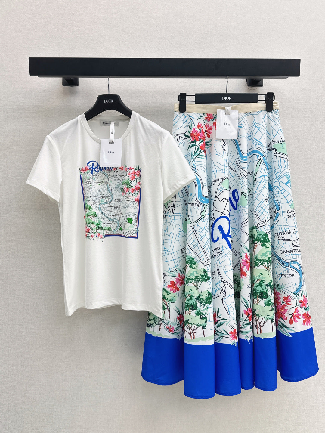 D*r 24ss print souvenir t-shirt