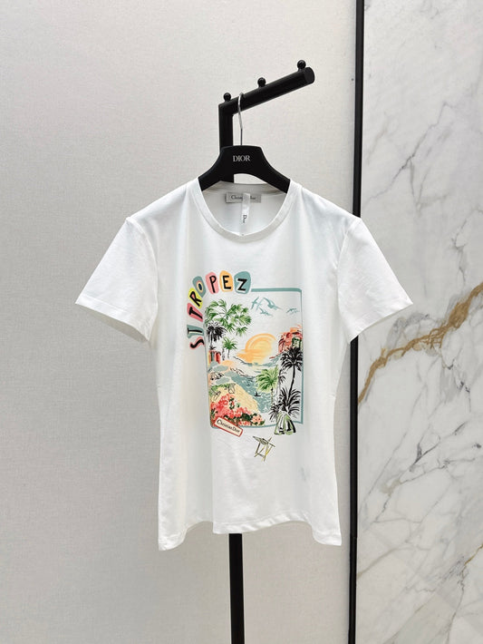 D*r 24ss print souvenir t-shirt
