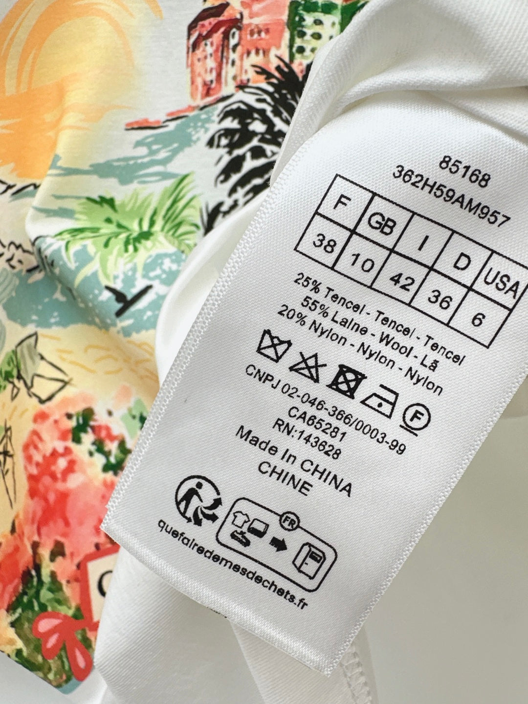 D*r 24ss print souvenir t-shirt