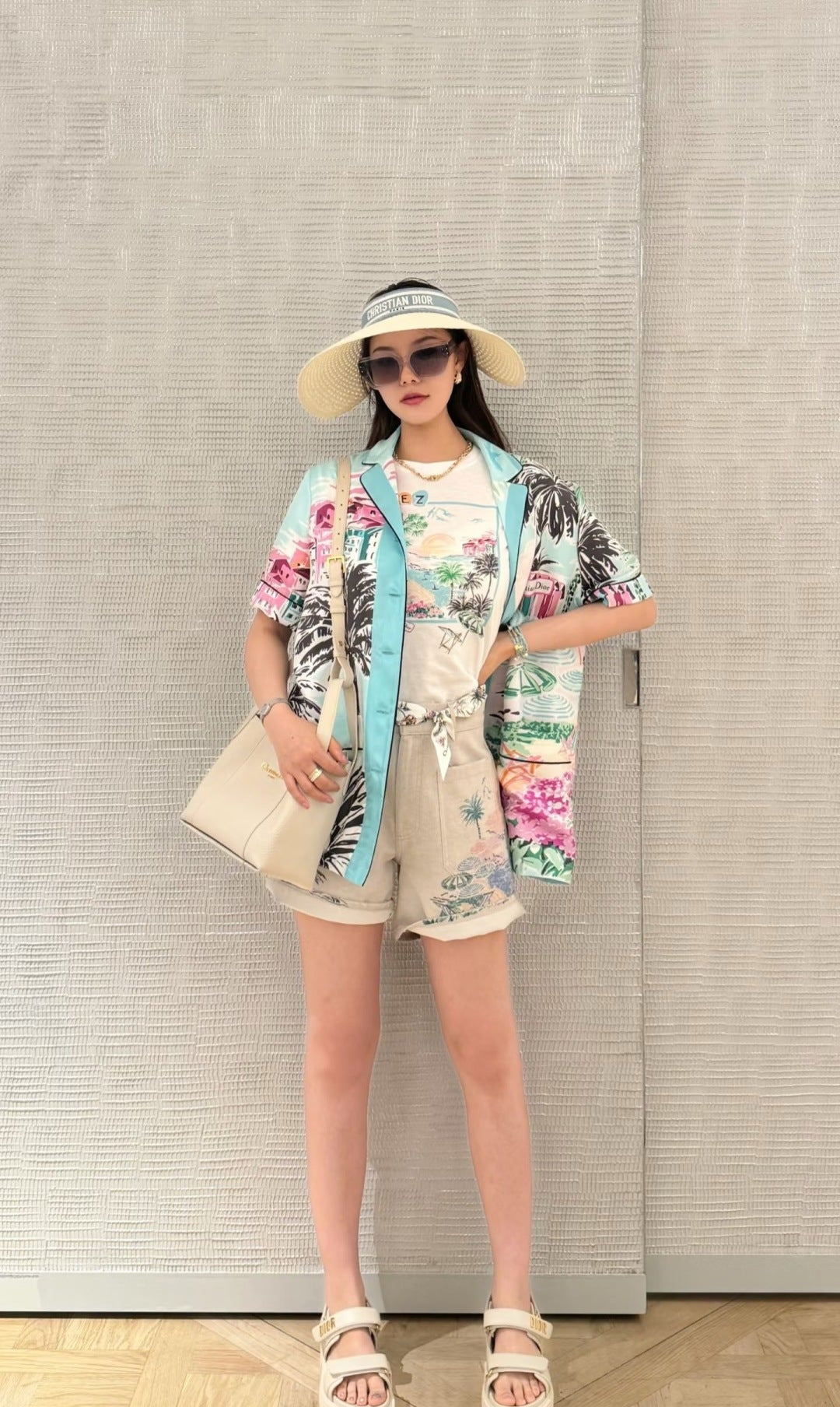 D*r 24ss print souvenir t-shirt