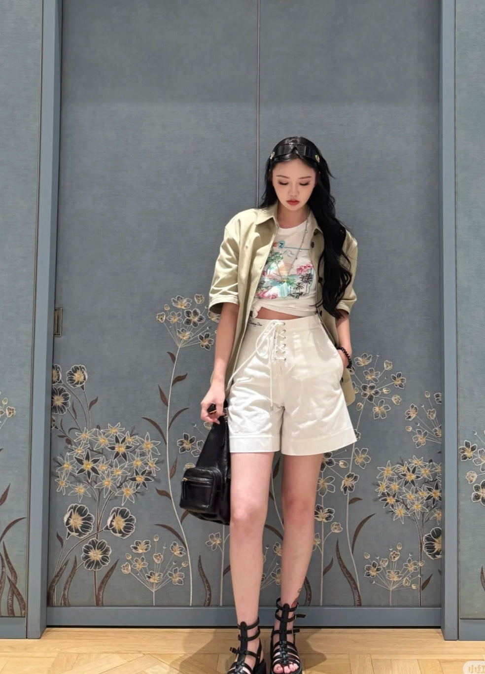 D*r 24ss print souvenir t-shirt