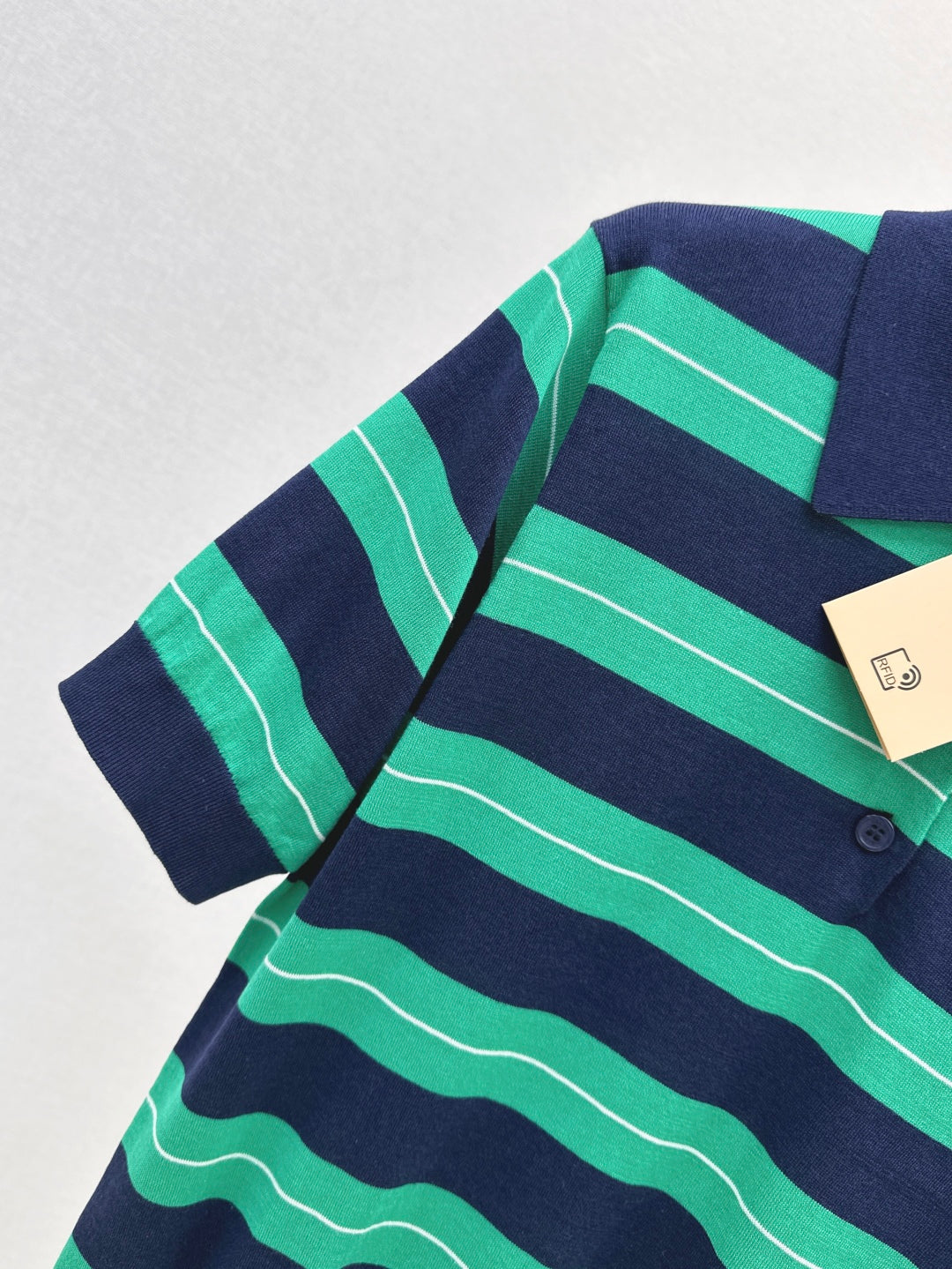 M*u 25ss cotton knit polo shirt