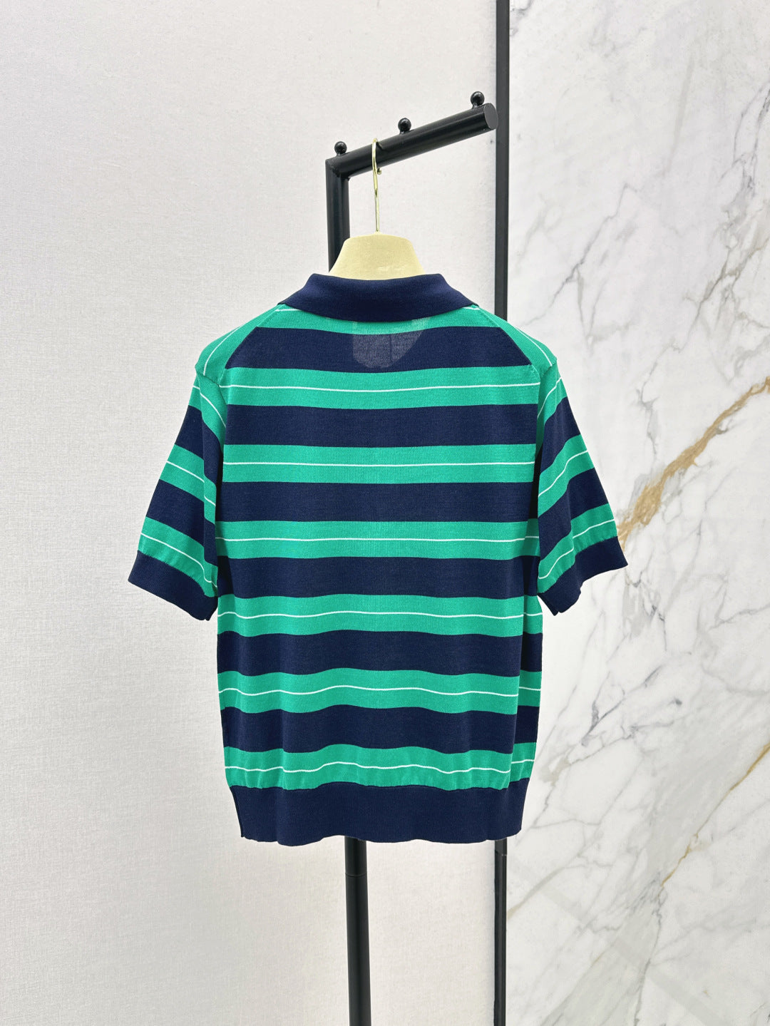 M*u 25ss cotton knit polo shirt