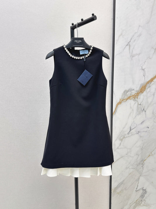 M*u 25ss beaded color-block dress