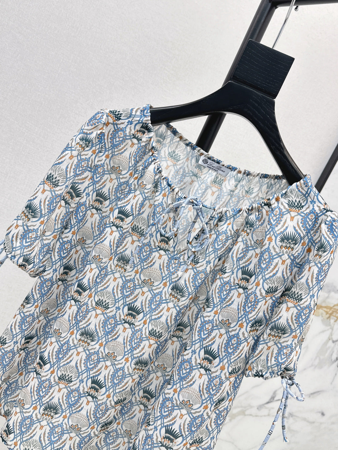 Lor*P 25ss thistle floral top