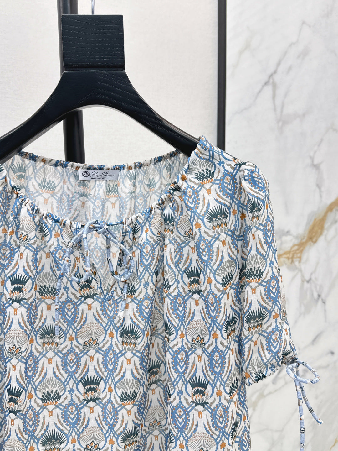 Lor*P 25ss thistle floral top