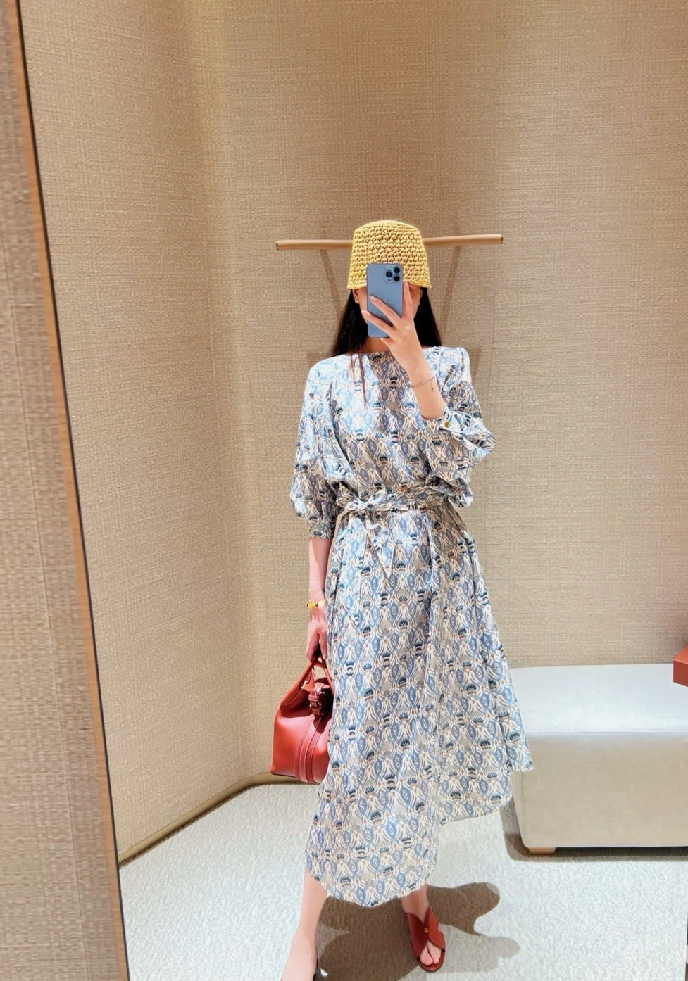 Lor*P 25ss thistle printed long dress