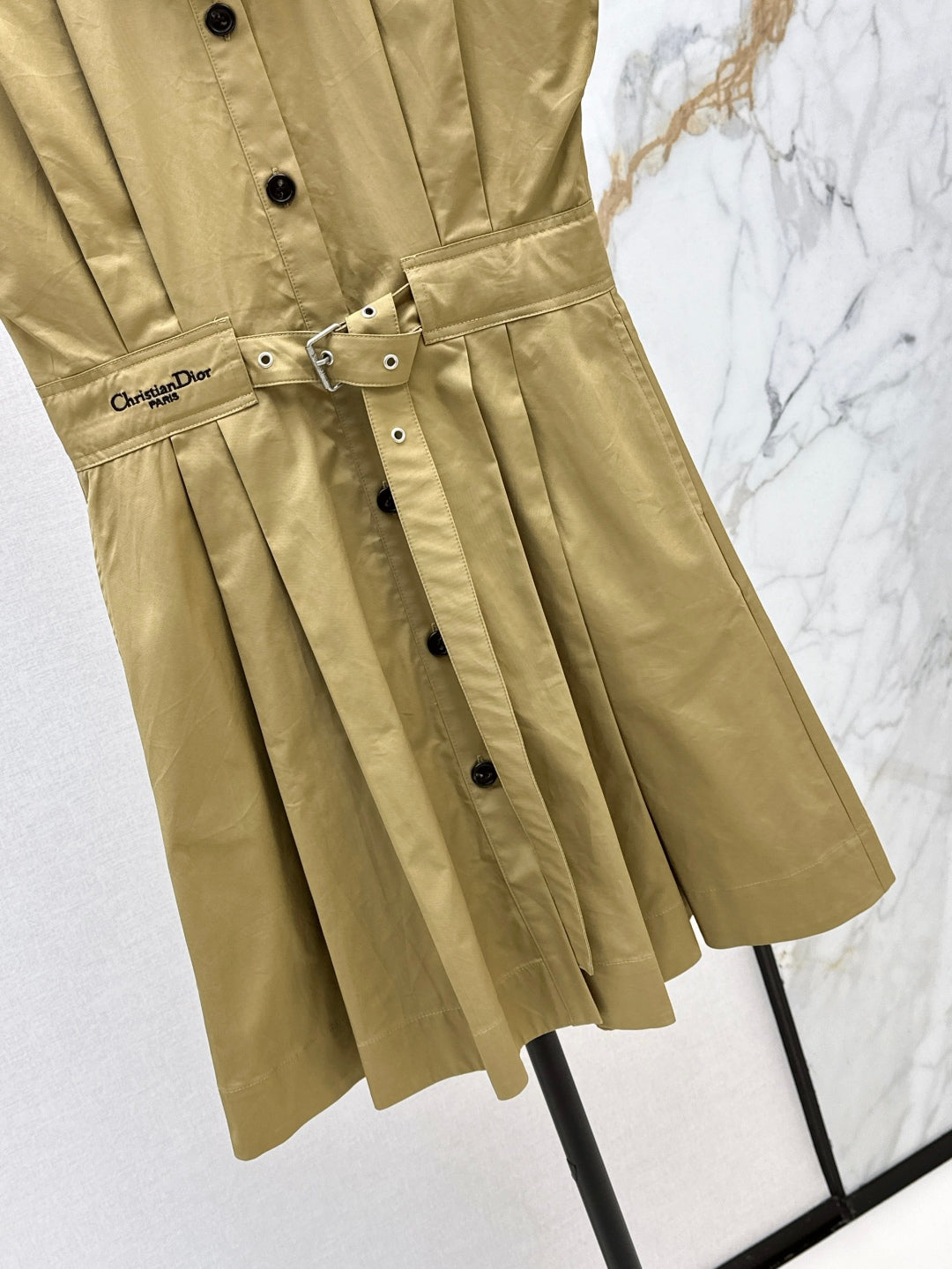 D*r 25ss short belted shirtdress