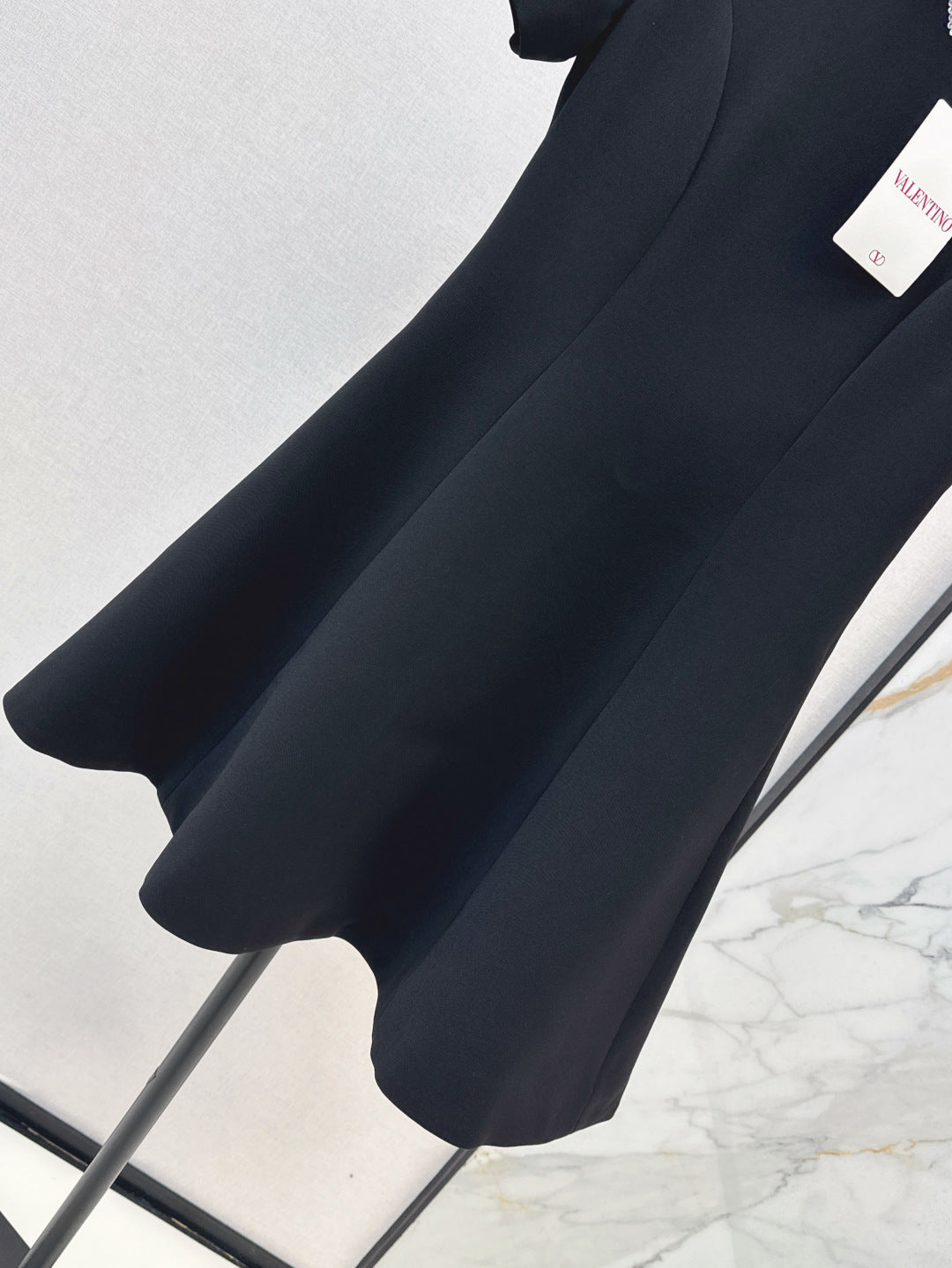 Valen* 25ss sequins embroidered short dress