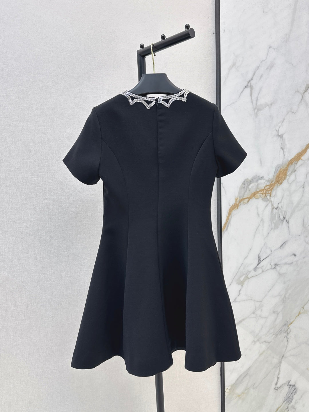 Valen* 25ss sequins embroidered short dress