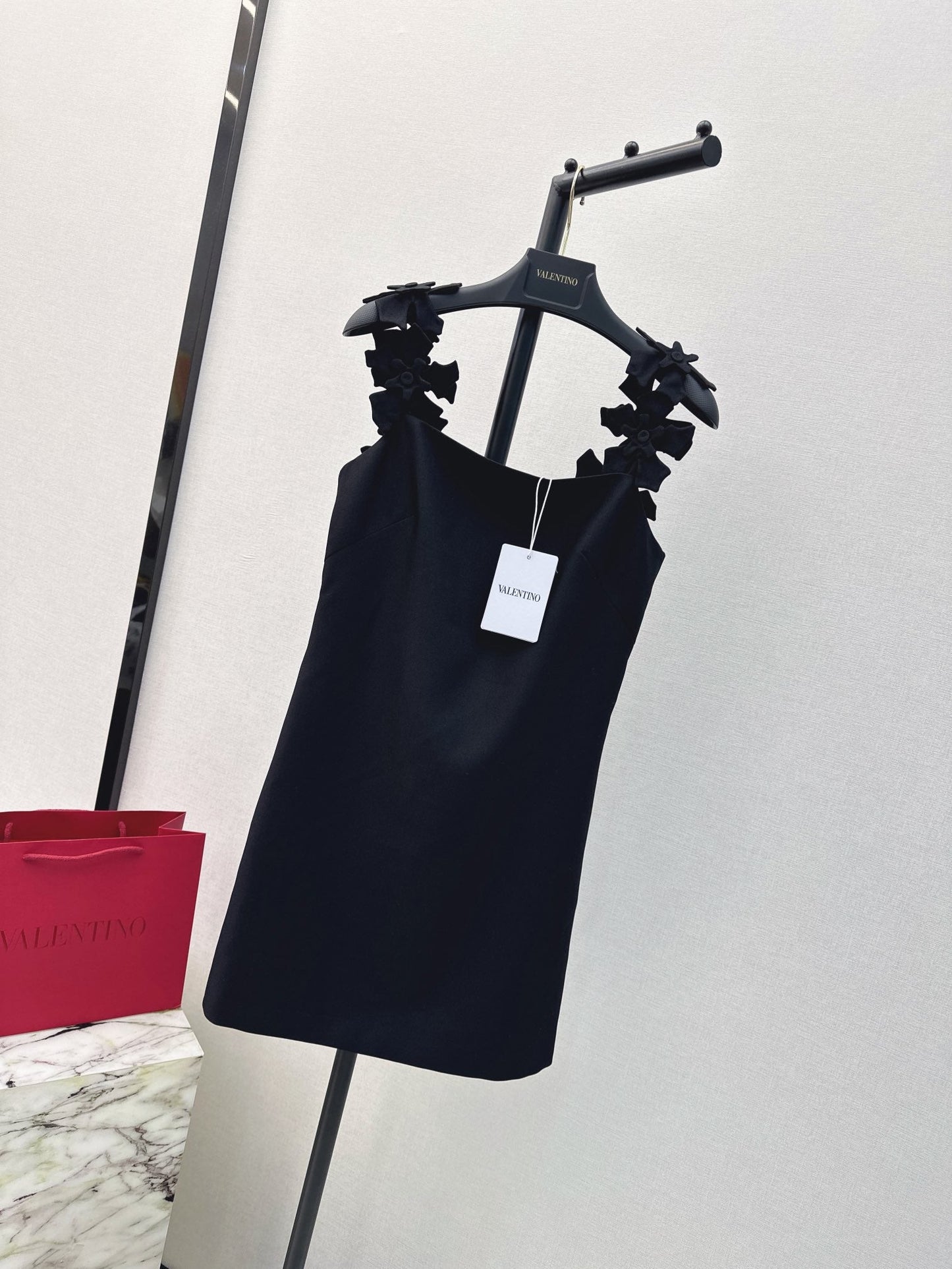 Valen* 25ss 3D flower slip short dress