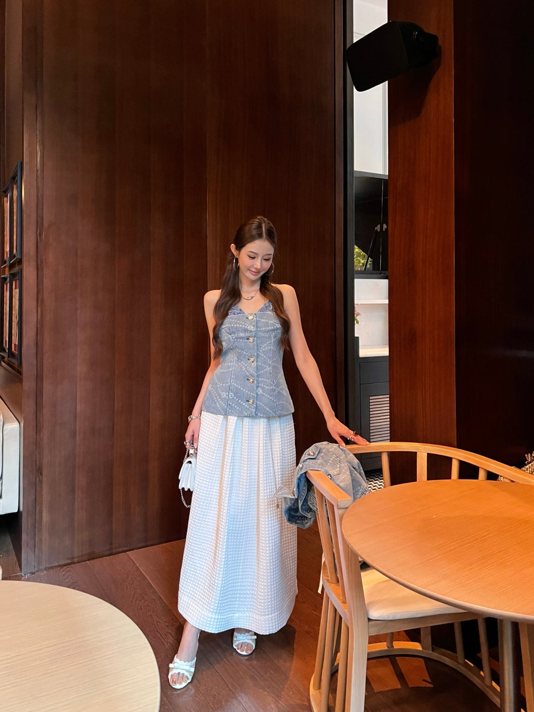 C*nel 25ss denim top