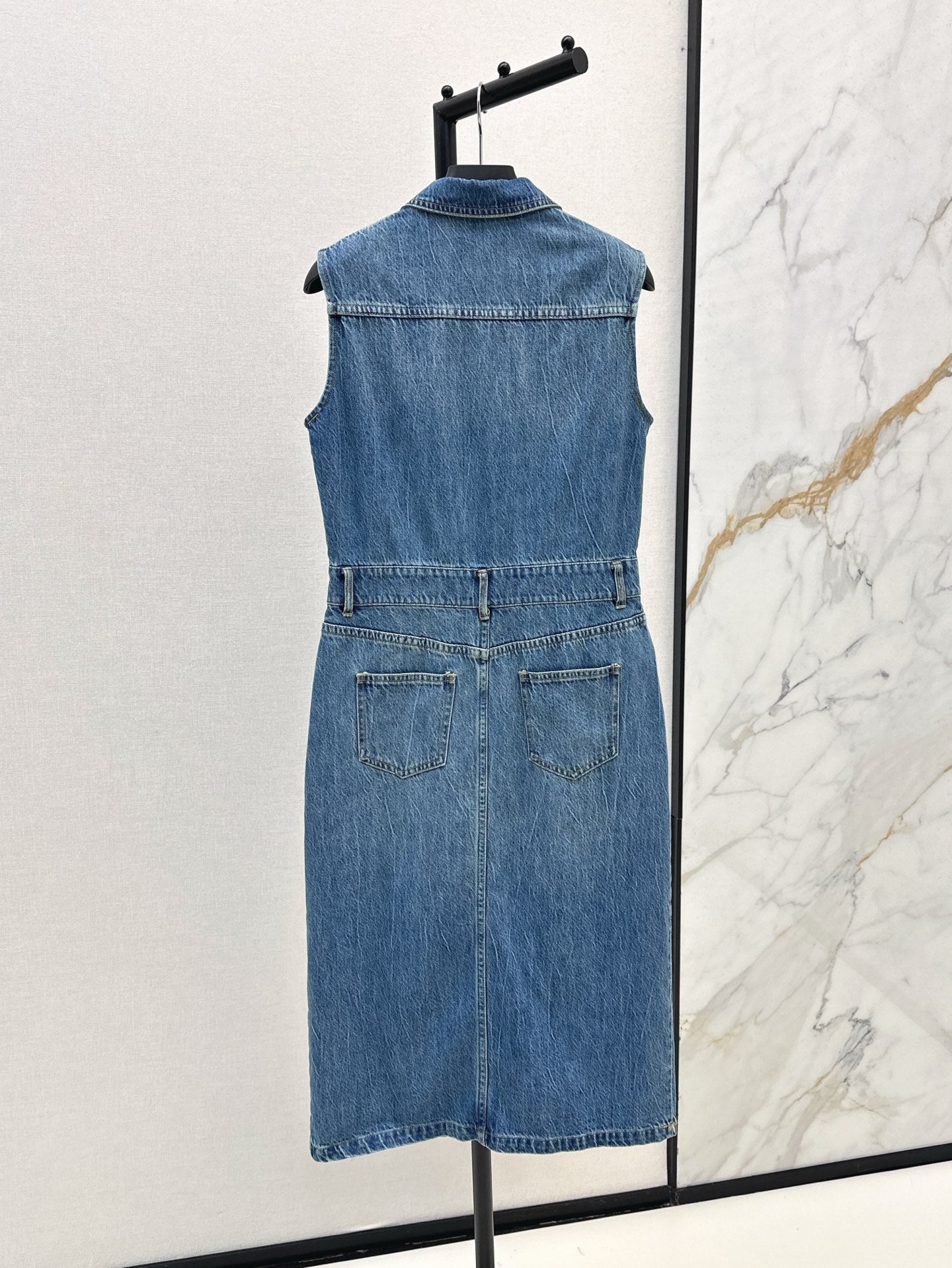 Pra* 25ss cargo denim dress