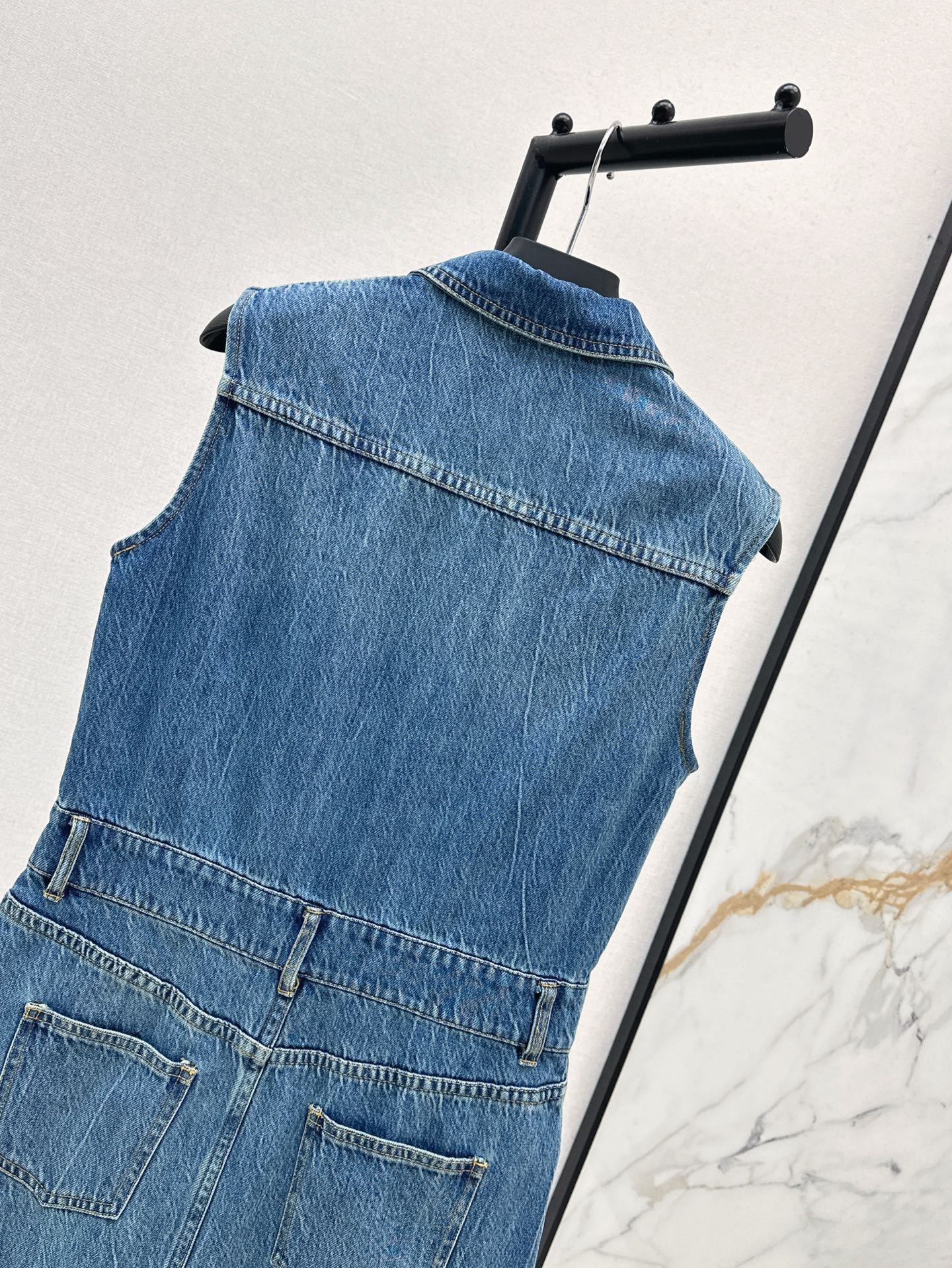Pra* 25ss cargo denim dress