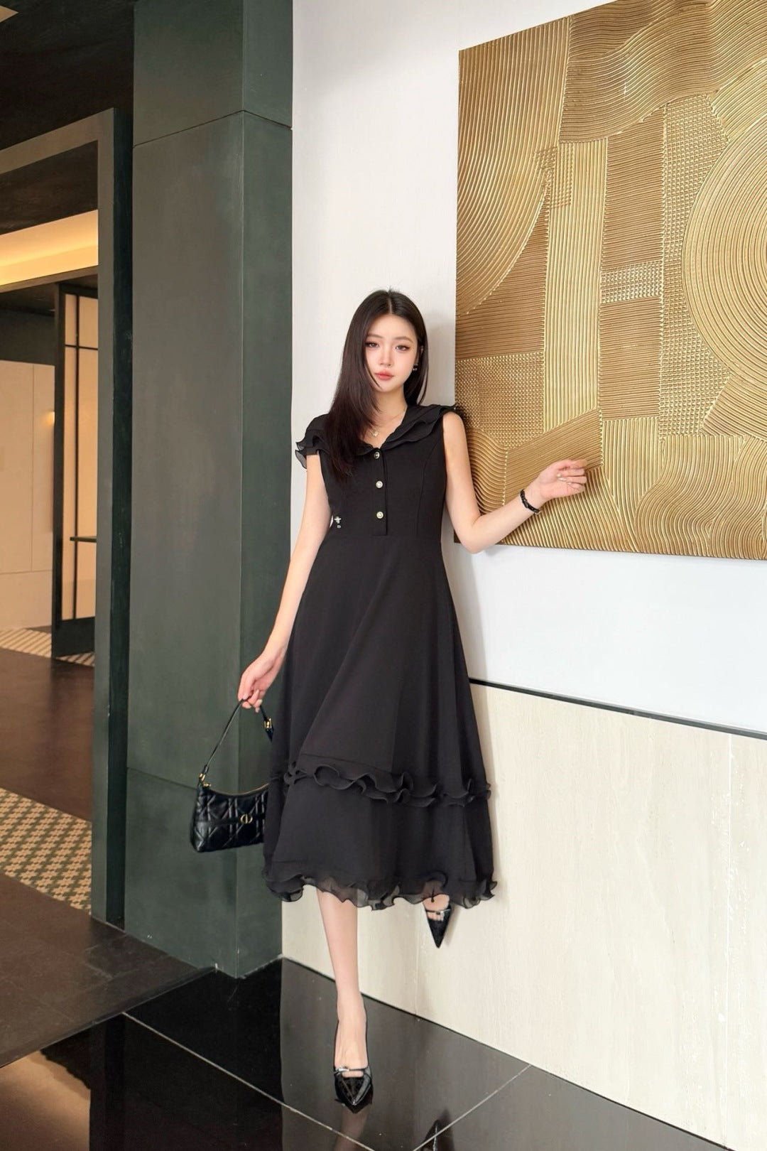 D*r 25ss hooded long dress