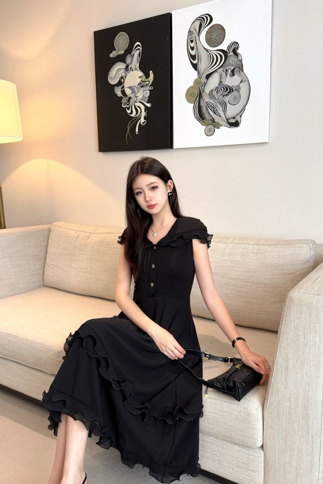 D*r 25ss hooded long dress