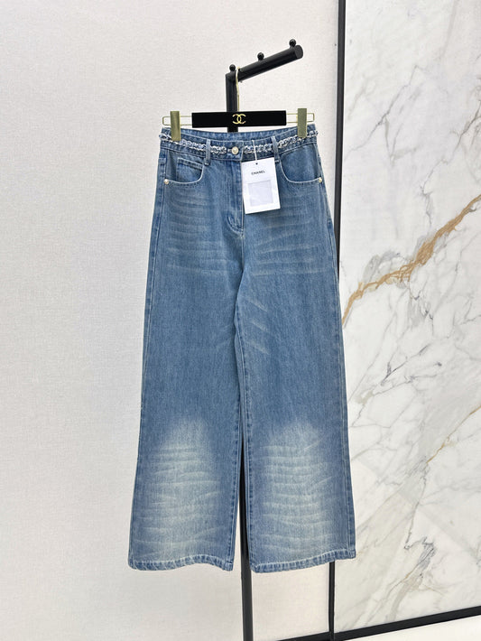 C*nel 25ss braided waistline jeans