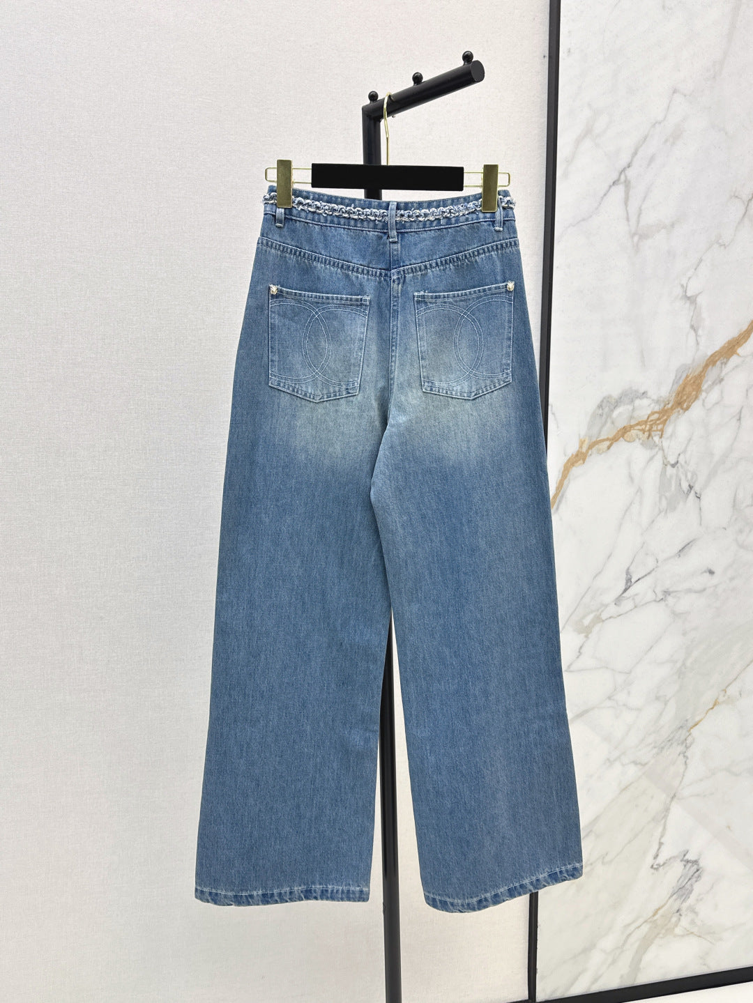 C*nel 25ss braided waistline jeans