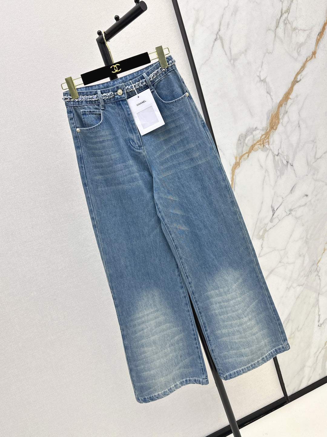 C*nel 25ss braided waistline jeans