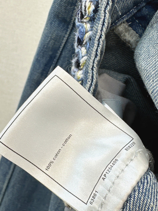 C*nel 25ss braided waistline jeans