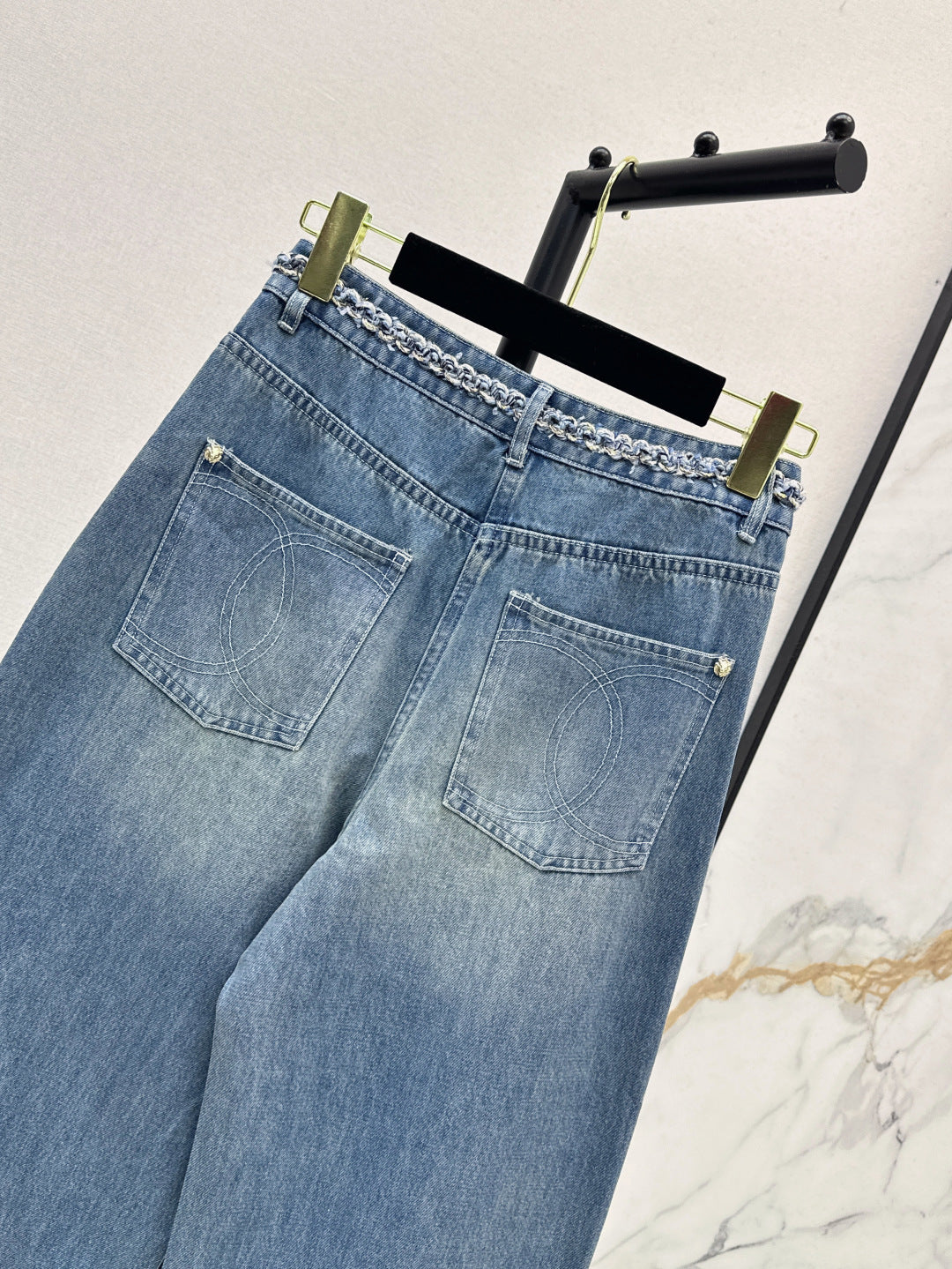 C*nel 25ss braided waistline jeans