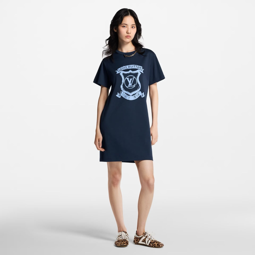 Loui* 25ss crest t-shirt dress