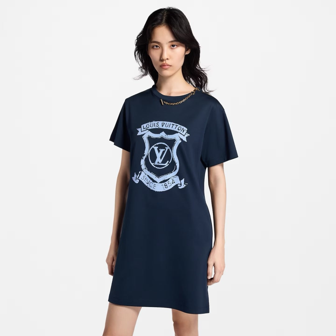 Loui* 25ss crest t-shirt dress