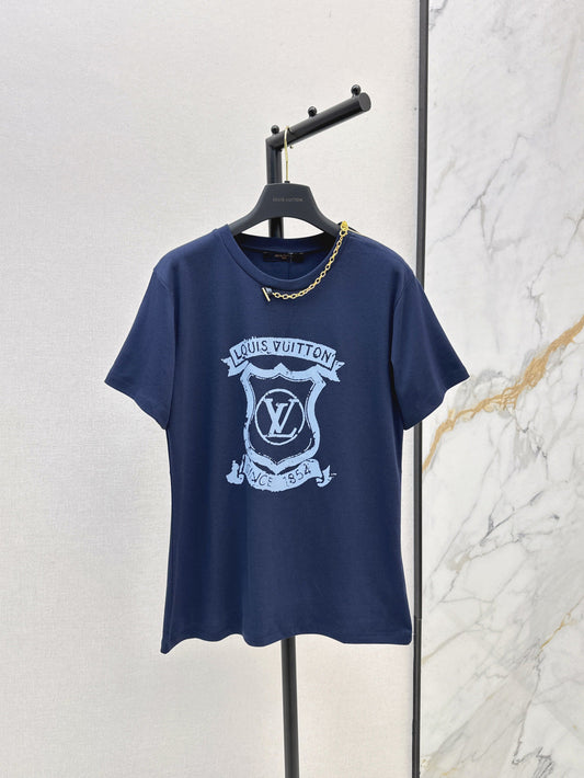 Loui* 25ss crest print t-shirt