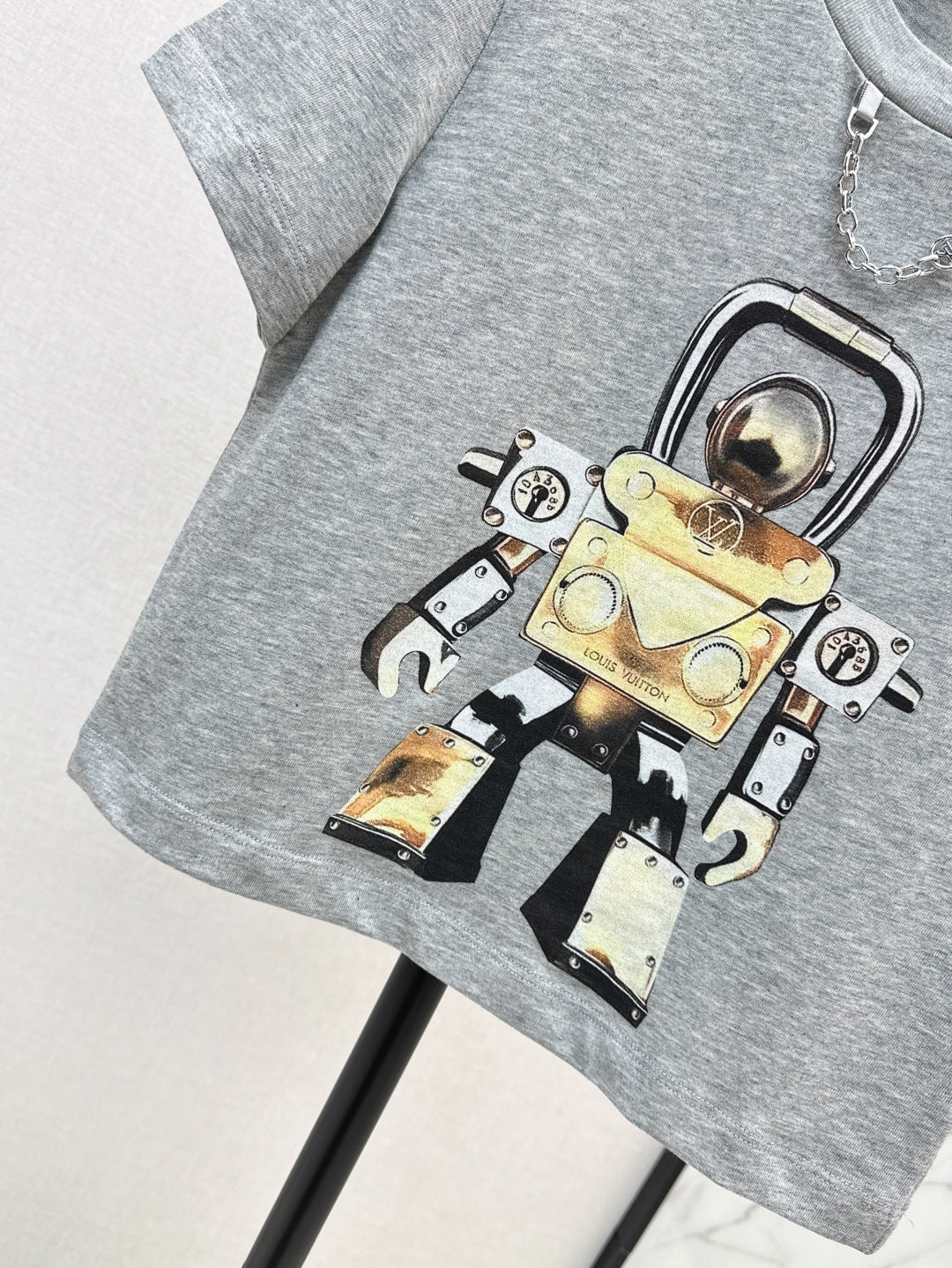 Loui* 25ss robot crop t-shirt